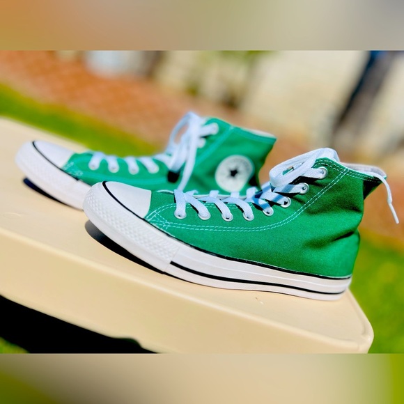 Converse Chuck Taylor All Star Hi Sneaker Amazon Green mens 8.0 women’s 10 - Picture 11 of 11